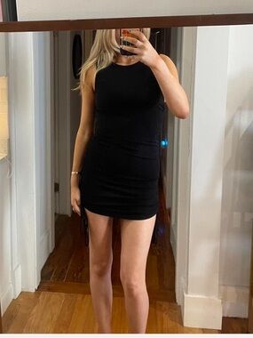 BB Dakota Black Sleeveless Mini Bodycon Dress